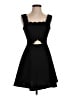 Alya Solid Black Cocktail Dress Size XS - photo 1