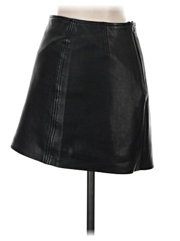 Museum Faux Leather Skirt (view 2)