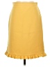 Ann Taylor Solid Yellow Formal Skirt Size 0 Petite - photo 1