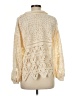 Solitaire 100% Acrylic Ivory Cardigan Size M - photo 2