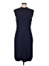 Halogen Solid Blue Casual Dress Size L (petite) - photo 1
