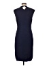 Halogen Solid Blue Casual Dress Size L (petite) - photo 2