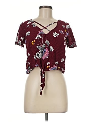 Mudd Short Sleeve Blouse (view 1)