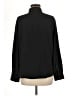 MNG 100% Polyester Solid Black Long Sleeve Blouse Size 8 - photo 2