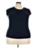 Daniel Rainn Blue Short Sleeve Top Size XXL - photo 1
