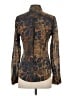 Peruvian Connection Paisley Brown Long Sleeve Blouse Size XS - photo 2