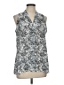 Violet & Claire 100% Polyester Silver Sleeveless Blouse Size L - photo 1