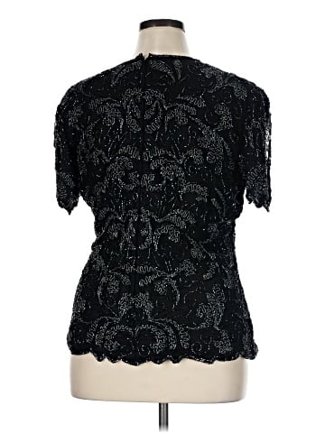 Papell Boutique Evening Short Sleeve Top (view 2)