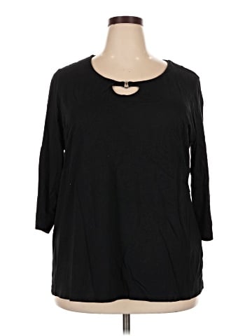 Karen Scott 3/4 Sleeve T-Shirt (view 1)