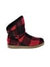 Indigo Rd. Plaid Red Ankle Boots Size 6 1/2 - photo 1