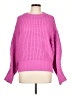 Lumiere 100% Acrylic Solid Pink Pullover Sweater Size L - photo 1
