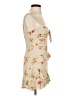 B. Darlin 100% Rayon Floral Tan Cocktail Dress Size 3 - 4 - photo 4