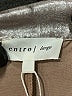 Entro 100% Polyester Metallic Silver 3/4 Sleeve Blouse Size L - photo 7