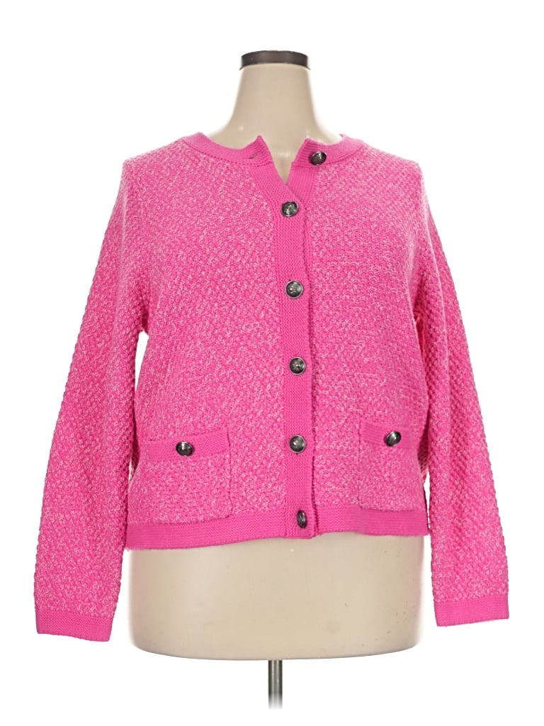 Pre-owned Torrid Cardigan Sweater In Pink