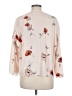 Vince. 100% Polyester Floral Ivory Long Sleeve Blouse Size M - photo 2