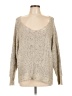 TOBI Metallic Tan Pullover Sweater Size S - photo 1