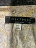 Final Touch 100% Rayon Tan Long Sleeve Blouse Size L - photo 7