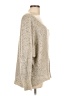TOBI Metallic Tan Pullover Sweater Size S - photo 4