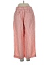 Talbots Stripes Red Linen Pants Size S - photo 2