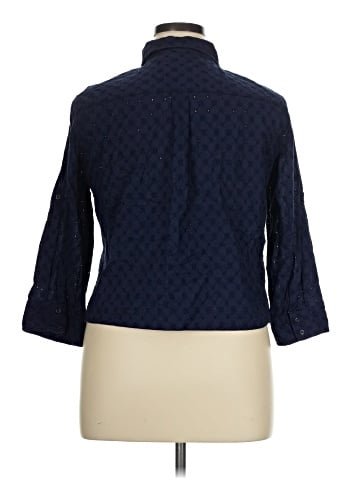 Coral Bay 3/4 Sleeve Button-Down Shirt (view 2)