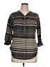 Avenue Gray 3/4 Sleeve Blouse Size 14 Plus - photo 1