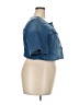 Torrid Blue Denim Jacket Size 2X Plus (2) - photo 4