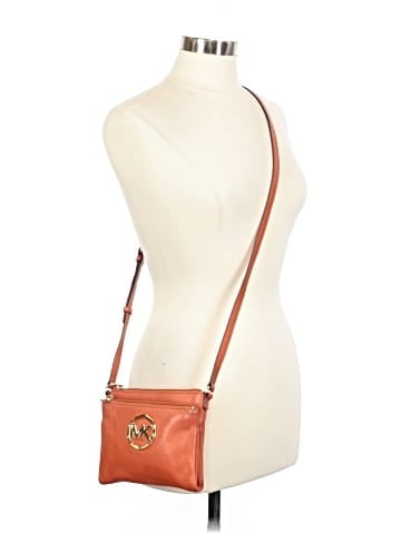 MICHAEL Michael Kors Leather Crossbody Bag (view 2)