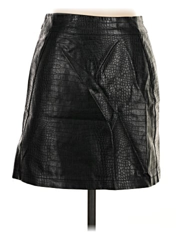 LoveRiche Faux Leather Skirt (view 1)
