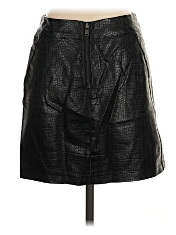 LoveRiche Faux Leather Skirt (view 2)