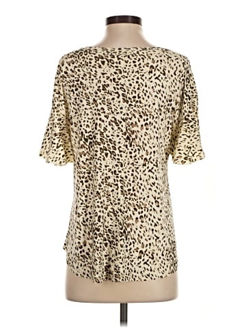 Impressions Short Sleeve Blouse (view 2)