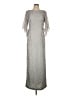JS Collections 100% Polyester Silver Casual Dress Size 10 - photo 1