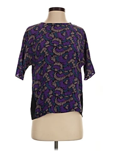 Eliot Short Sleeve Silk Top (view 1)