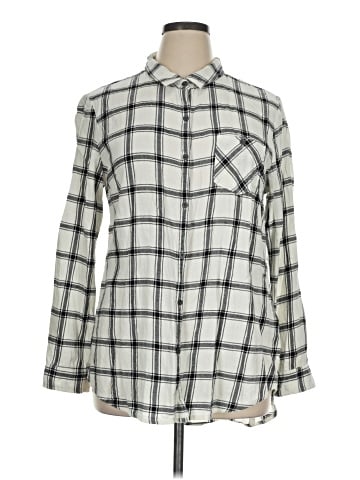 Ruff Hewn Long Sleeve Button-Down Shirt (view 1)