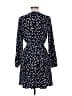 Maison Jules 100% Polyester Print Blue Casual Dress Size M - photo 2