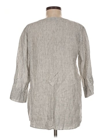 Allen Allen 3/4 Sleeve Blouse (view 2)