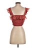 LoveRiche 100% Polyester Red Sleeveless Blouse Size S - photo 2