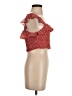 LoveRiche 100% Polyester Red Sleeveless Blouse Size S - photo 4