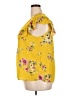 DR2 100% Polyester Yellow Short Sleeve Blouse Size XXL - photo 5