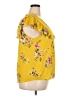 DR2 100% Polyester Yellow Short Sleeve Blouse Size XXL - photo 4
