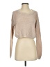 Silence and Noise Metallic Tan Pullover Sweater Size XS - photo 1