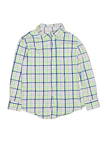 Wonder Nation Long Sleeve Button-Down Shirt (view 1)