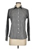 Lands' End Houndstooth Gray Long Sleeve Button-Down Shirt Size 6 (petite) - photo 1