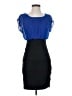 En Focus Studio Color Block Blue Cocktail Dress Size 4 - photo 1