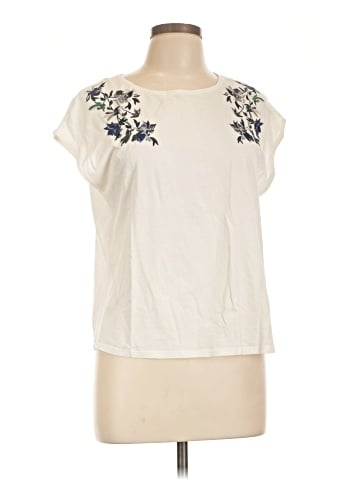 Massimo Dutti Short Sleeve Blouse (view 1)