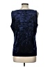 New Directions Blue Sleeveless Blouse Size L - photo 2