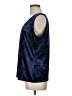 New Directions Blue Sleeveless Blouse Size L - photo 5