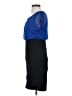 En Focus Studio Color Block Blue Cocktail Dress Size 4 - photo 5