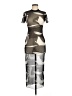 Shein Graphic Gray Cocktail Dress Size 6 - photo 1