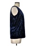 New Directions Blue Sleeveless Blouse Size L - photo 4