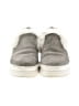 J/Slides 100% Leather Gray Sneakers Size 7 1/2 - photo 2